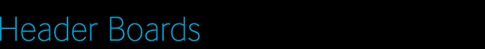 Header Boards